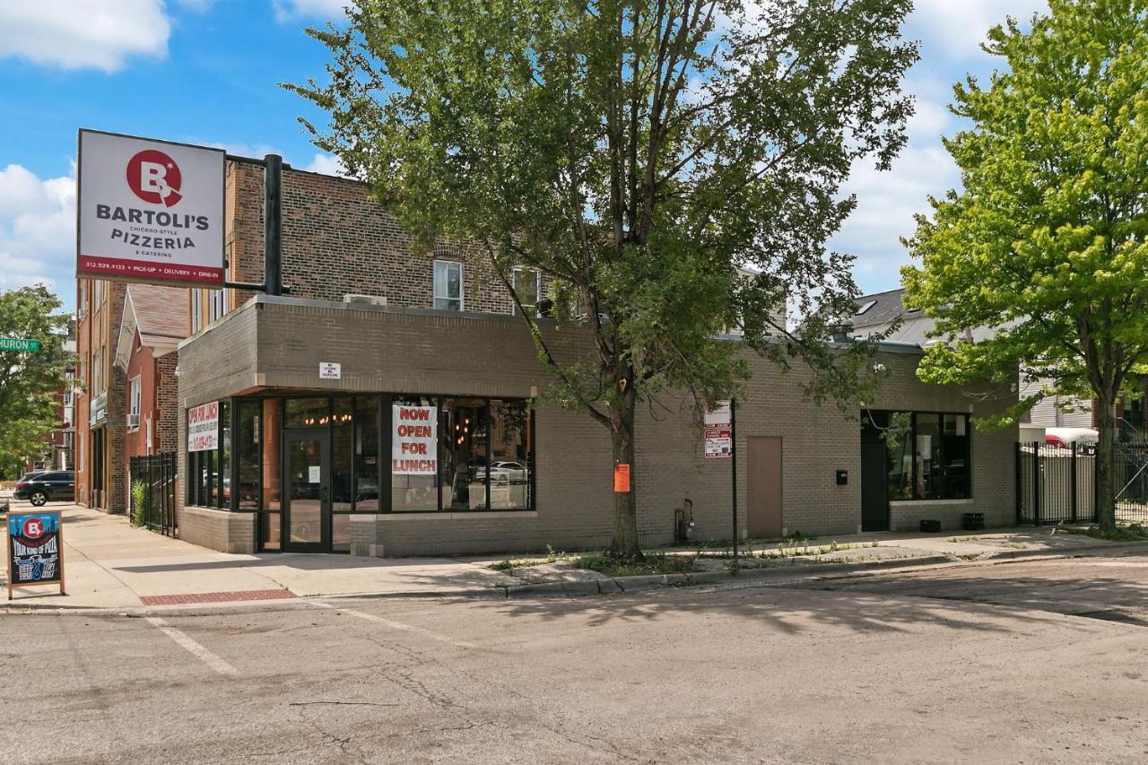 שיקגו 2Br Comfy And Stylish Apt In West Town - Erie 1R מראה חיצוני תמונה